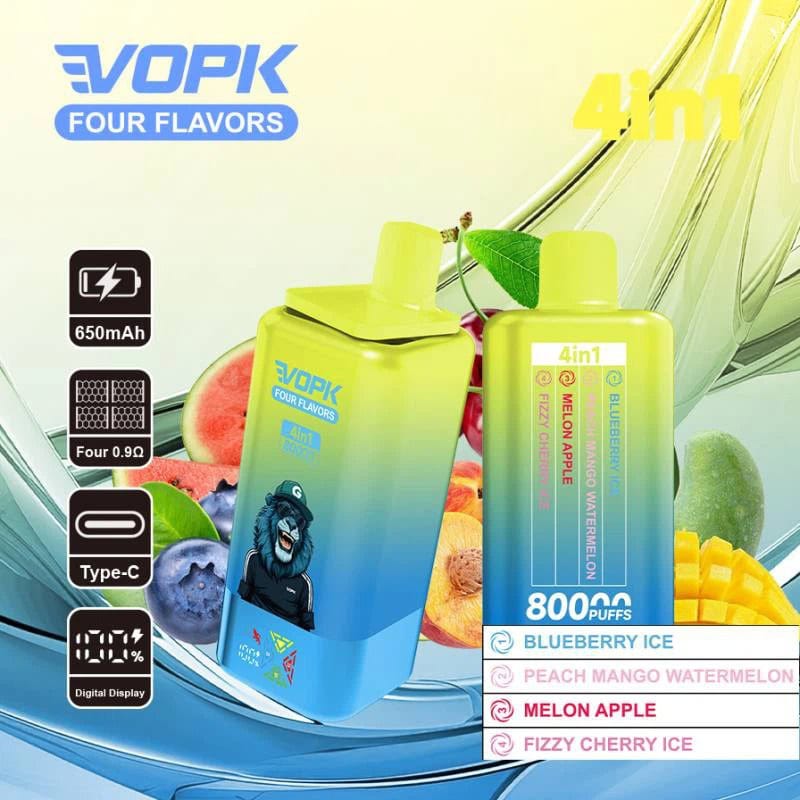 vopk 80k puff 4 in 1 flavor new 2025