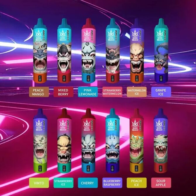 Authentic Bang Beach Vaper puff 22k Disposable Vape Mesh Coil Vaper Desechables Puff Tornado 22000