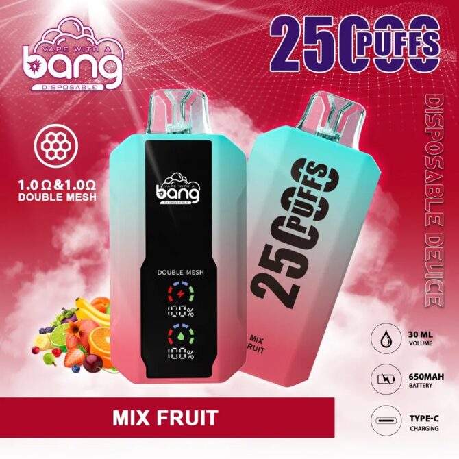 Original Puff Bang 25000 Puffs LED Display Disposable Vape Vaper Desechable Puff 25k