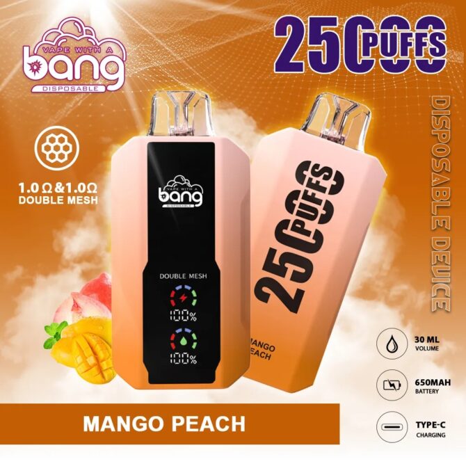 Puff Bang 25k Puffs MOQ 10pcs LED Display Disposable Vape Vaper Desechable Puff 25000