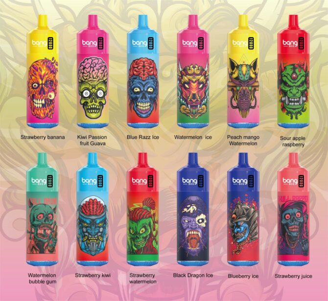 Original Bang 12000 12K Puffs 850mAh 20ml Prefilled Pod With Battery Disposable E Cigarettes Vaper bang box