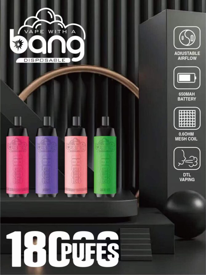 Bang 18k Puffs Crown Bar moq 10pcs Leather Disposable Vape Pen sigarette elettroniche VAPER puff 18000