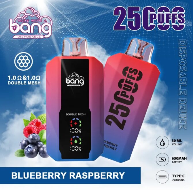Puff Bang 25k Puffs MOQ 10pcs LED Display Disposable Vape Vaper Desechable Puff 25000