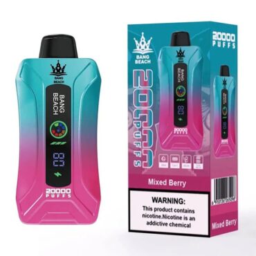 Bang Beach 20000 20k Puff Smart Display Screen Dual Mesh 35ml Disposable Vapes
