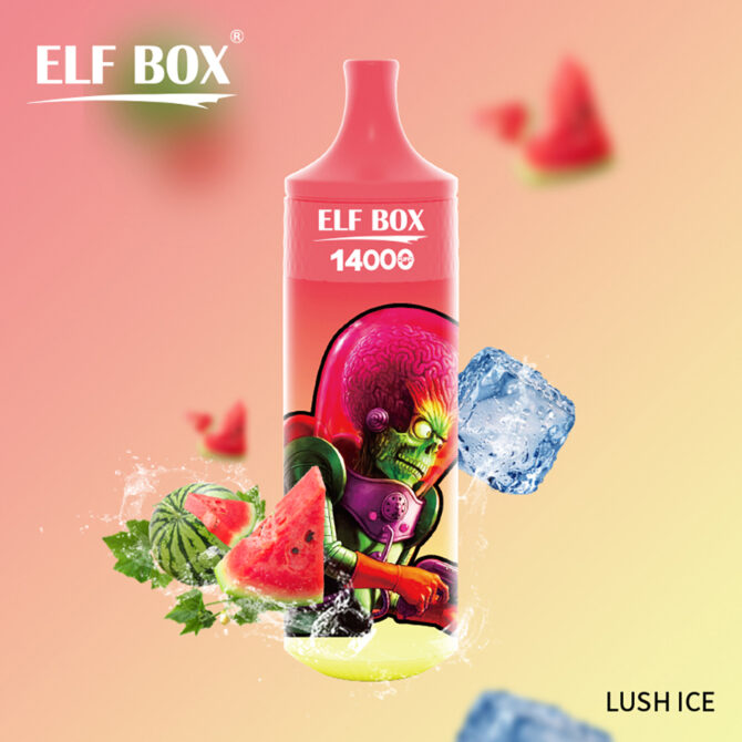 ELF BOX 14000 Puffs Rechargeable Disposable Vape Puff Tornado 14k Vaper Desechable