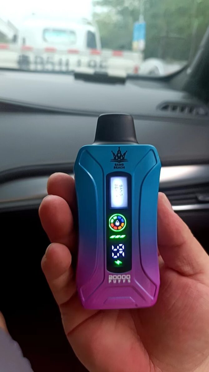Bang Beach 20000 20k Puff Smart Display Screen Dual Mesh 35ml Disposable Vapes