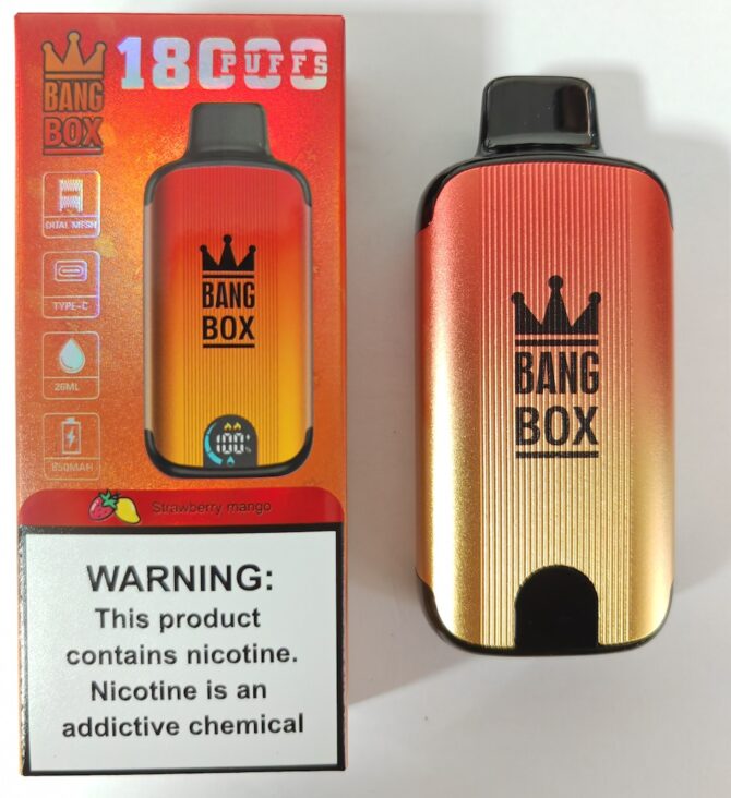 Bang Box 18000 Puff 18k Disposable Vapes Pen E Cigarette Vaporizer Recharge Mesh Coil Vape Pen