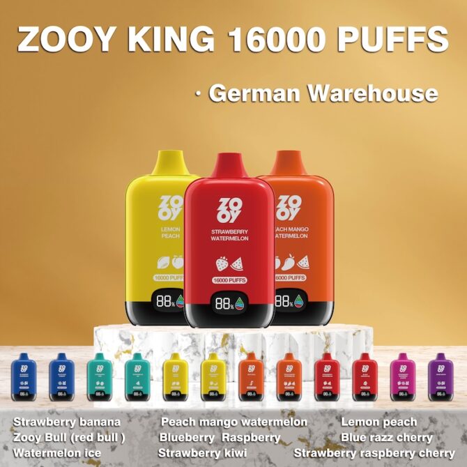 zooy digital 16000 puff e cigarettes disposable vape