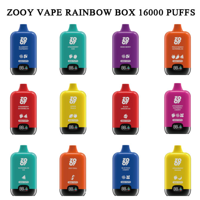 zooy 16k Puffs digital Moq 10pcs Eu Warehouse puff e cigarettes disposable vape 650mah prefilled 29ml Pod Mesh Coil puff 16k 16000