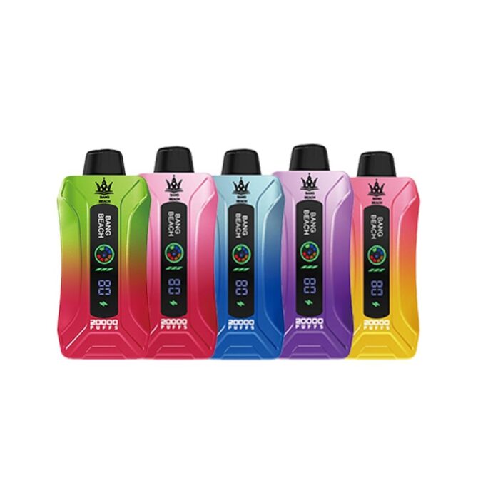 Bang Beach 20000 20k Puff Smart Display Screen Dual Mesh 35ml Disposable Vapes