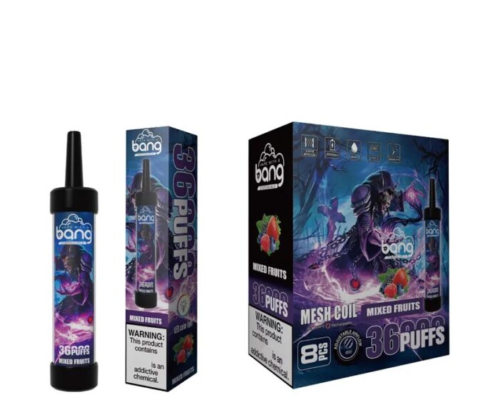 bang puff 36000 disposable vapes Rechargeable E Cigarettes Mesh Coil 40ML E-liquid puff 36k vaper 0%2%3%5% LED color light vaper puff 36k