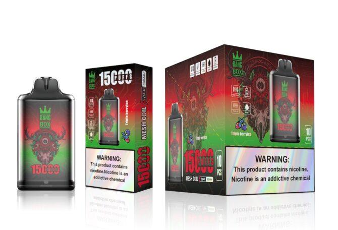 Bang box vape 15000 Puff 15k Disposable 650mah Vapes Pen E Cigarette Prefilled 25ml Mesh Coil bang puff vapes 15k