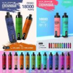 VAPME Crown Bar Puff 18000 Pro Max Leather Disposable Vape Puff 18k Vaper