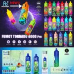 RandM Tornado 9k 9000 PRO Puffs LED display Disposable E Cigarettes vapen tornado puff randmvapes