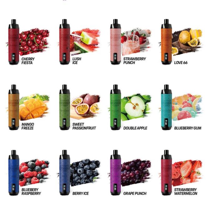 VAPME Crown Bar Puff 18000 Pro Max Leather Disposable Vape Puff 18k Vaper