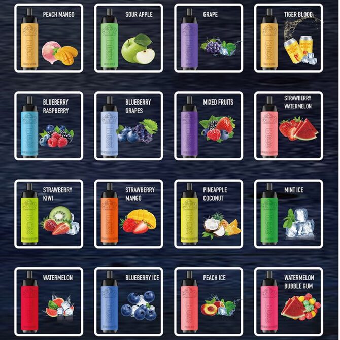 Bang 18k Puffs Crown Bar moq 10pcs Leather Disposable Vape Pen sigarette elettroniche VAPER puff 18000
