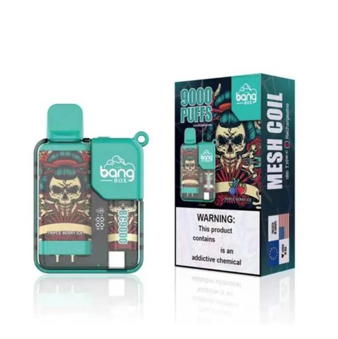 Bang Box 9000 Puffs Rechargeable LED Display Disposable Vapes Sigaretta Elettronica Puffs 9k