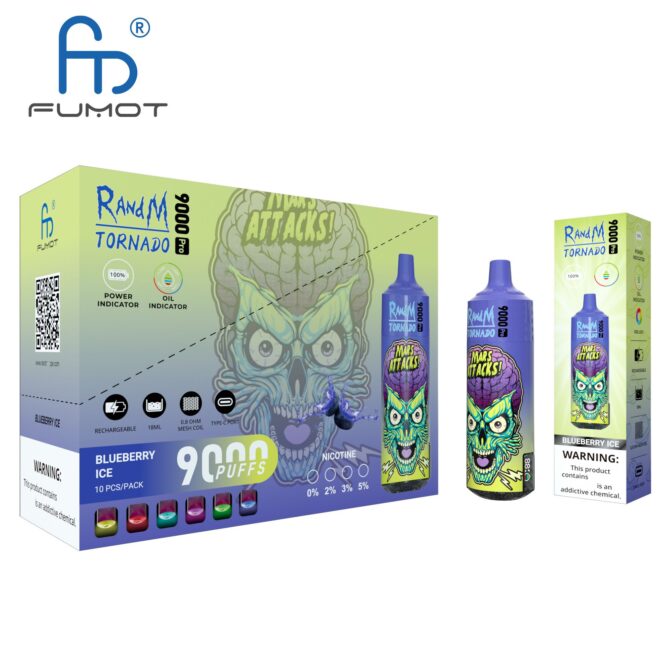 RandM Tornado 9k 9000 PRO Puffs LED display Disposable E Cigarettes vapen tornado puff randmvapes