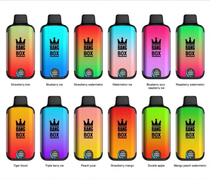 Bang Box 18000 Puff 18k Disposable Vapes Pen E Cigarette Vaporizer Recharge Mesh Coil Vape Pen