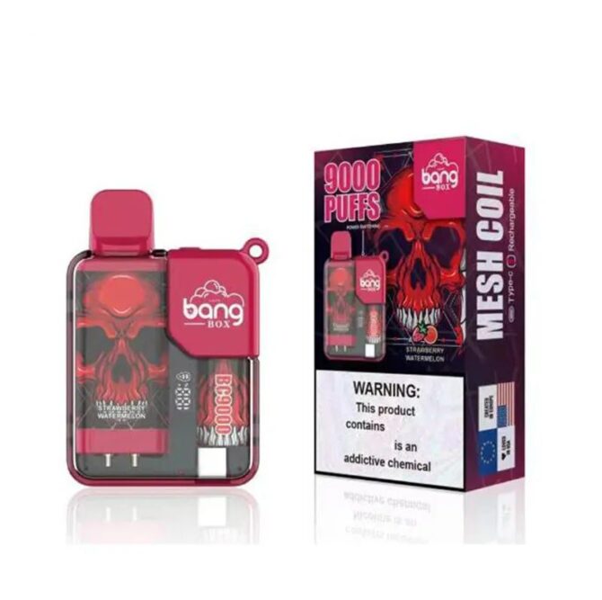 Bang Box 9000 Puffs Rechargeable LED Display Disposable Vapes Sigaretta Elettronica Puffs 9k