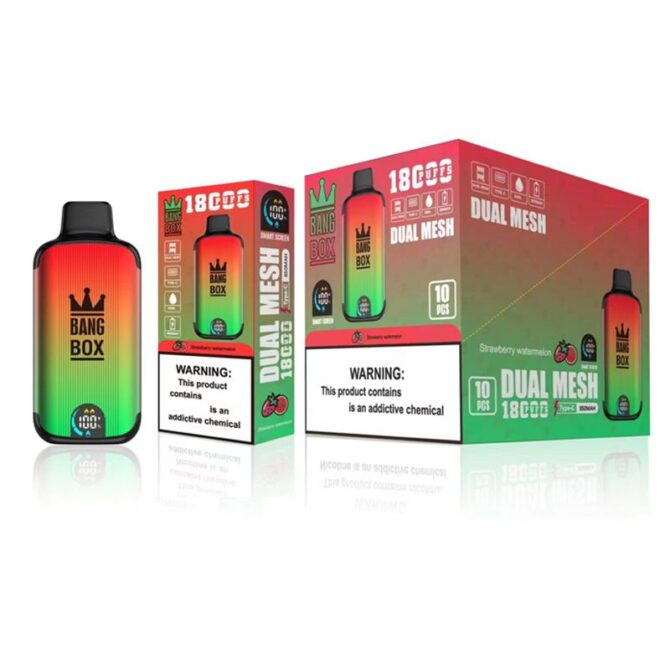 Bang Box 18000 Puff 18k Disposable Vapes Pen E Cigarette Vaporizer Recharge Mesh Coil Vape Pen