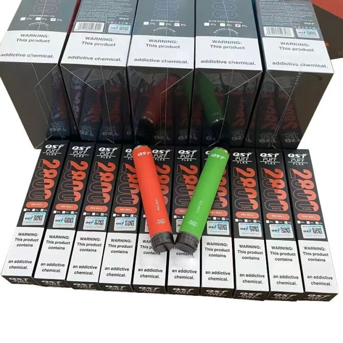 QST Puff 2800 Puff Flex disposable Vape e cigarettes vape desechable pods device kits 850mah battery pre-filled 8ml vapes disposable