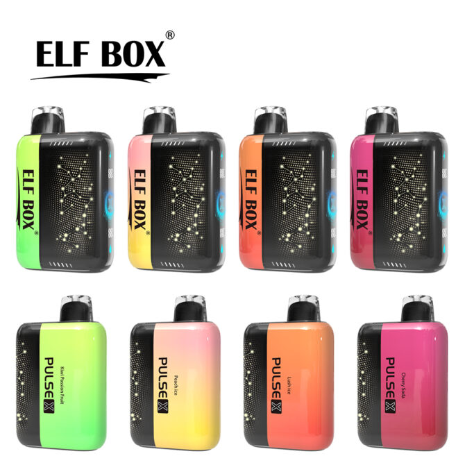 ELF BOX PULSE X 25000 Puffs Regular to 15000 Puffs Pulse vapes disposable puff vape pen how to vape