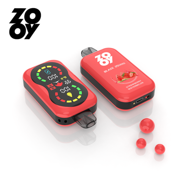 ZOOY BLAZEN 25k PUFF MOQ 10pcs disposable vapes full scream display double mesh coil puff 25k vaper