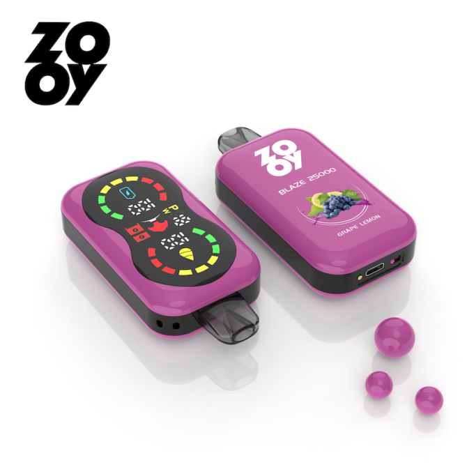 ZOOY BLAZEN 25k PUFF MOQ 10pcs disposable vapes full scream display double mesh coil puff 25k vaper