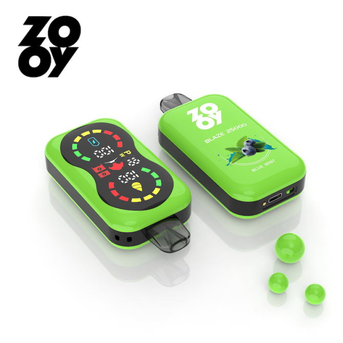 ZOOY BLAZEN 25k PUFF MOQ 10pcs disposable vapes full scream display double mesh coil puff 25k vaper
