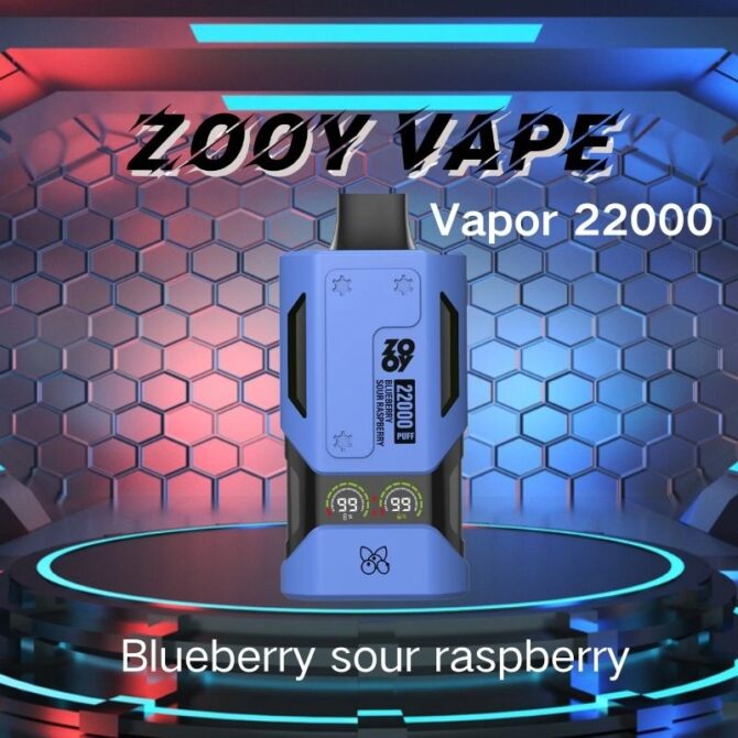 ZOOY Vapor 22000 PUFF Disposable Vape EU warehouse 22k puff