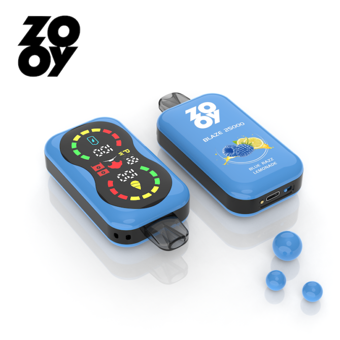 ZOOY BLAZEN 25k PUFF MOQ 10pcs disposable vapes full scream display double mesh coil puff 25k vaper