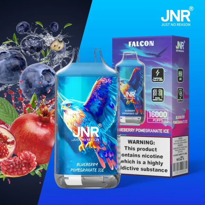 JNR Falcon 16000 Puffs Wholesale Disposable Vape Pen China Vaper JNR Puff 16k