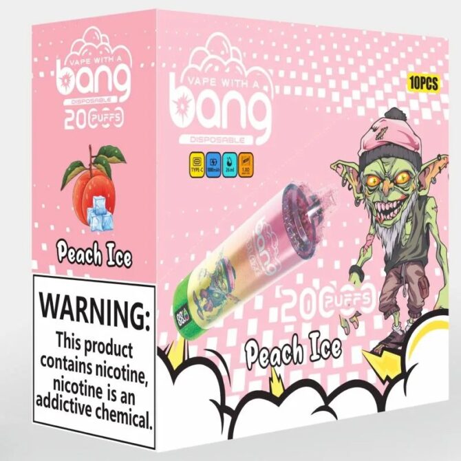 Bang Vape 20000 puffs Bar E Cigarette Disposable Vape Pod with Digital Display puff 20k