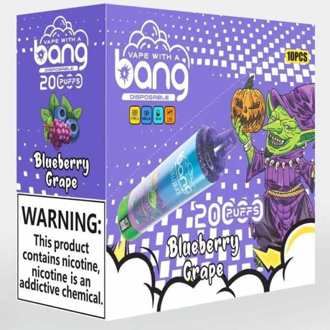 Bang Vape 20000 puffs Bar E Cigarette Disposable Vape Pod with Digital Display puff 20k