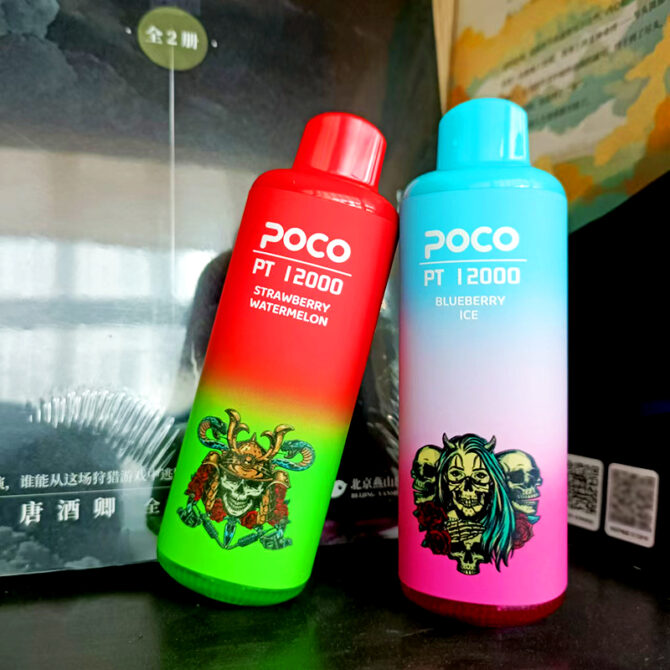POCO PT12000 puff 12000 disposable vapes e cigarettes 22ML mesh coil vape shop near me puff 12k