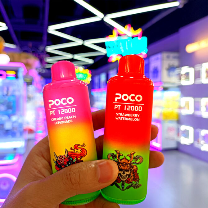 POCO PT12000 puff 12000 disposable vapes e cigarettes 22ML mesh coil vape shop near me puff 12k