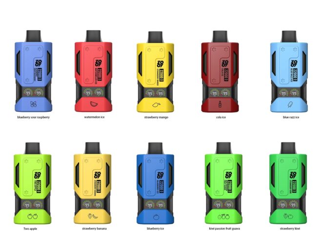 ZOOY Vapor 22k PUFF MOQ 10pcs dual mesh coil Smart Display Screen Rechargeable 22000 puff