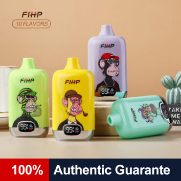 Fihp Digital Box 12000 Puffs Vape Pen smart screen display Rechargeable 650mah 20ml Vaper Puff 20k