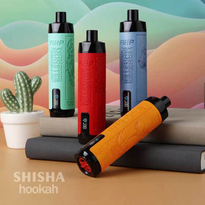 FIHP Shisha Hookah 12000 Puffs Vaper Rechargeable 22ml 650mah Puff Vapers Displayable Vapes
