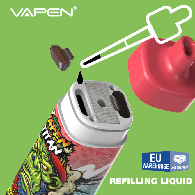 VAPEN TITAN puff 10000 e cigarettes vaper desechable vape stores eu warehouse what is  puff vape 10k