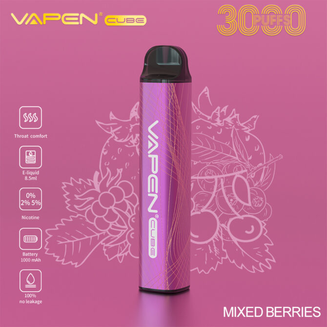 VAPEN CUBE 3000 PUFFS disposable vapes 1000mAh vaper desechable smok vape