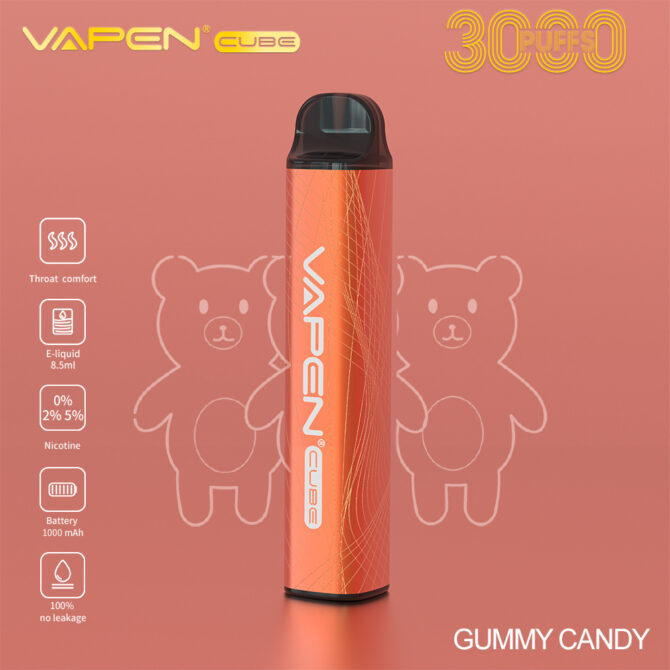 VAPEN CUBE 3000 PUFFS disposable vapes 1000mAh vaper desechable smok vape