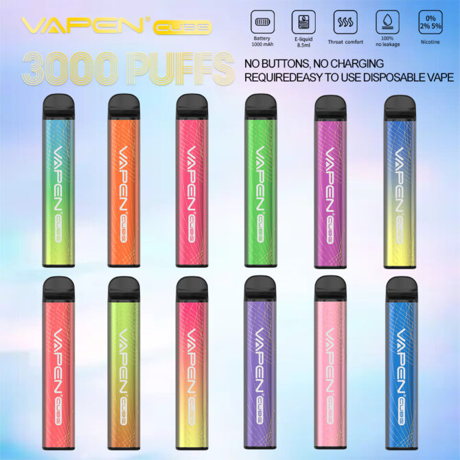 VAPEN CUBE 3000 PUFFS disposable vapes 1000mAh vaper desechable smok vape
