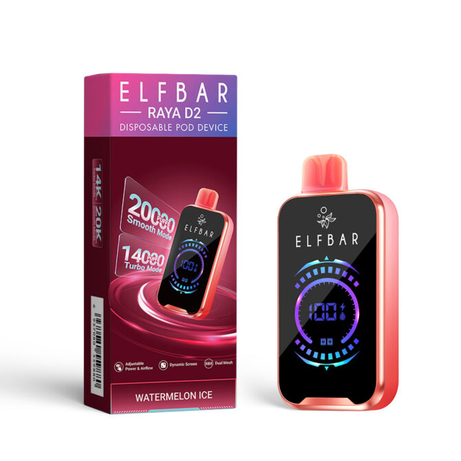 ELFBAR RAYA D2 20000 puff 20+ Exciting Flavors elf bar puff 20k