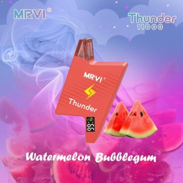 Mrvi Thunder 11000 Puffs 19ml E-Liquid 600mAh Battery Disposable E Cigarette Vaper Vape 11K Puff