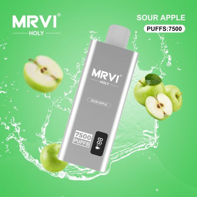 Mrvi Holy 7500 Puffs Disposable Vape Pen Device with 15ml Prefilled Mesh Coil Wholesale I Vape Vaper Desechable