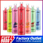 Fihp crystal 9000 Puffs Vaper Disposable Vapes Electronic Cigarettes puff 9k pro vape shop store