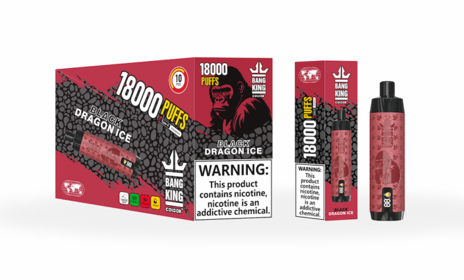 Bang king Crown Bar 18000 Puffs with screen Leather Disposable Vape Pen 18k Puff