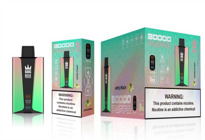 Bang Box 30k Puffs Smart Screen Disposable E Cigarettes Vape Puff 30000 Prefilled Pod Vaper